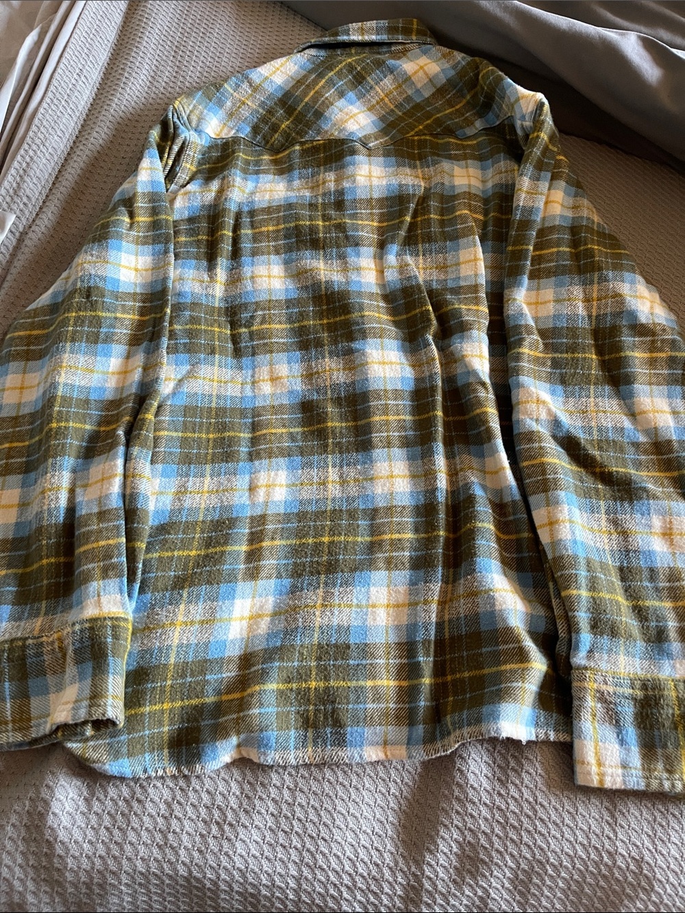 Wythe NY washed pearlsnap flannel - Picture 8 of 9